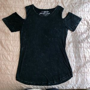 Affliction Standard Series cut shoulder top